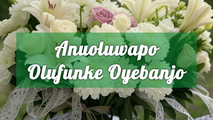 Anuoluwapo Olufunke Oyebanjo, England