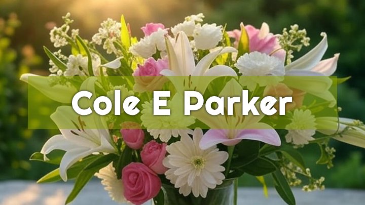 Cole E Parker, Perry Township, OH