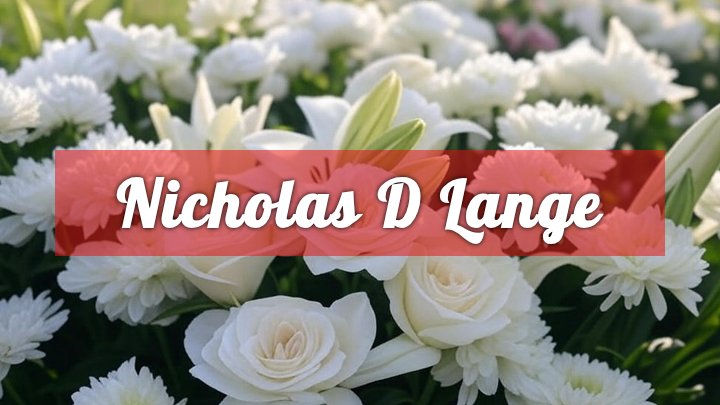 nicholas d lange dubuque ia obituary